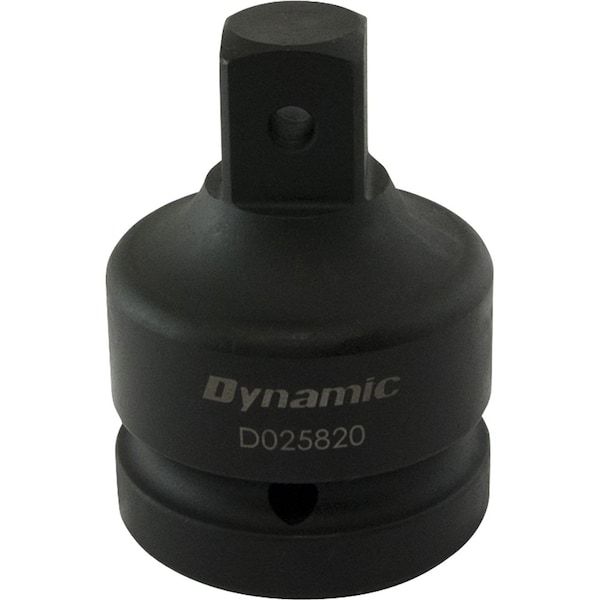 Tools 1" Adapter Drive 1" Female X 3/4" Male, Black Impact